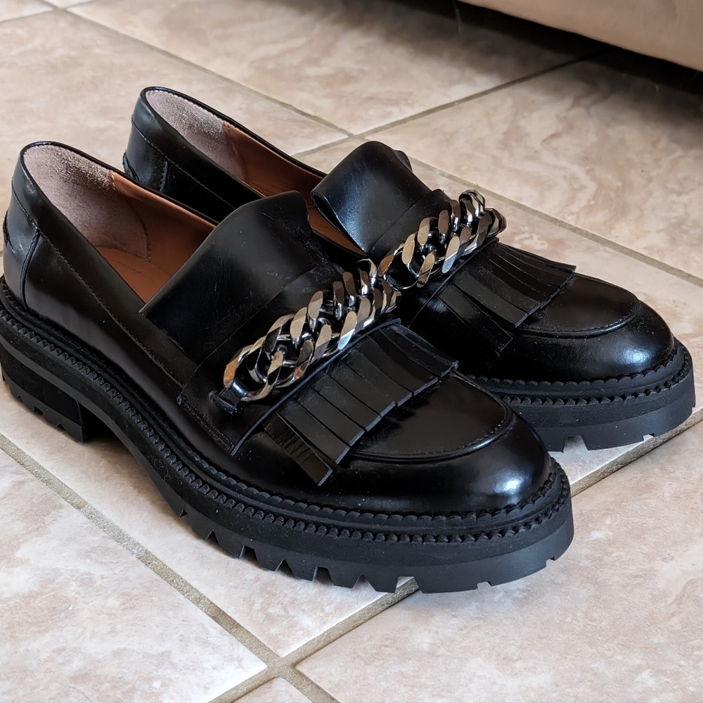 Billi Bi Copenhagen Black Leather Loafers - Picture 7 of 8